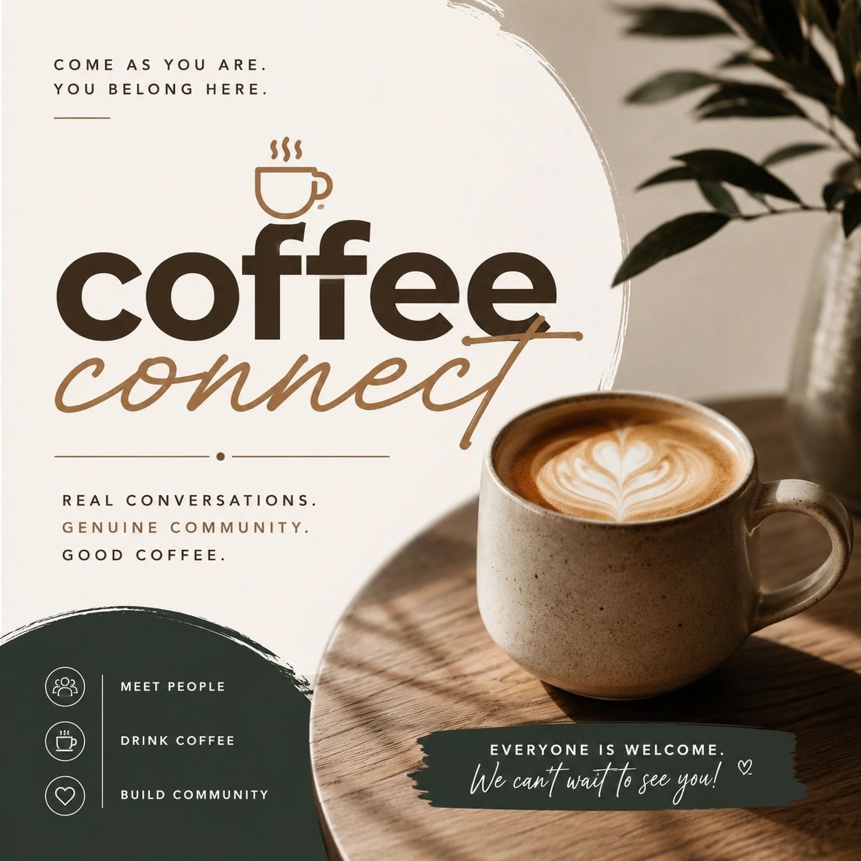 Coffee Connect — community over coffee